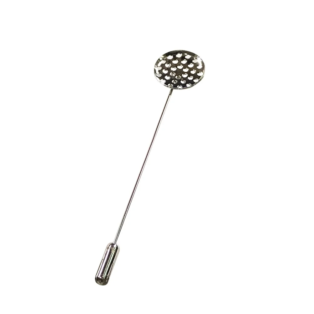 20Pcs Lapel Pin Sticks Silver Alloy Polished Brooch Stick Pins Clutches for Jewelry Craft Making Sewing DIY Accessories