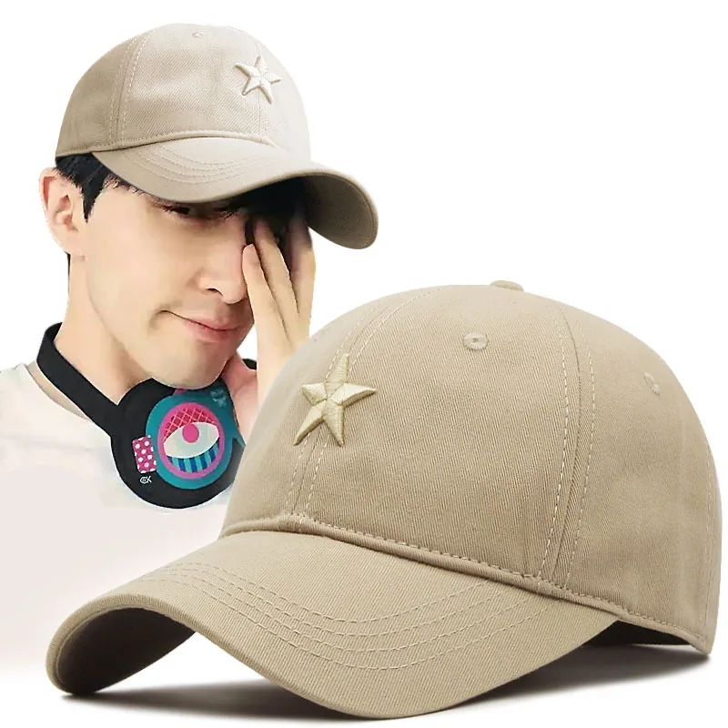 

Big Head Large Size Baseball Cap Men Women Youth Cotton Sport Hats with Star Embroidery OverSize Snapback Hat 56-58cm 60-68cm