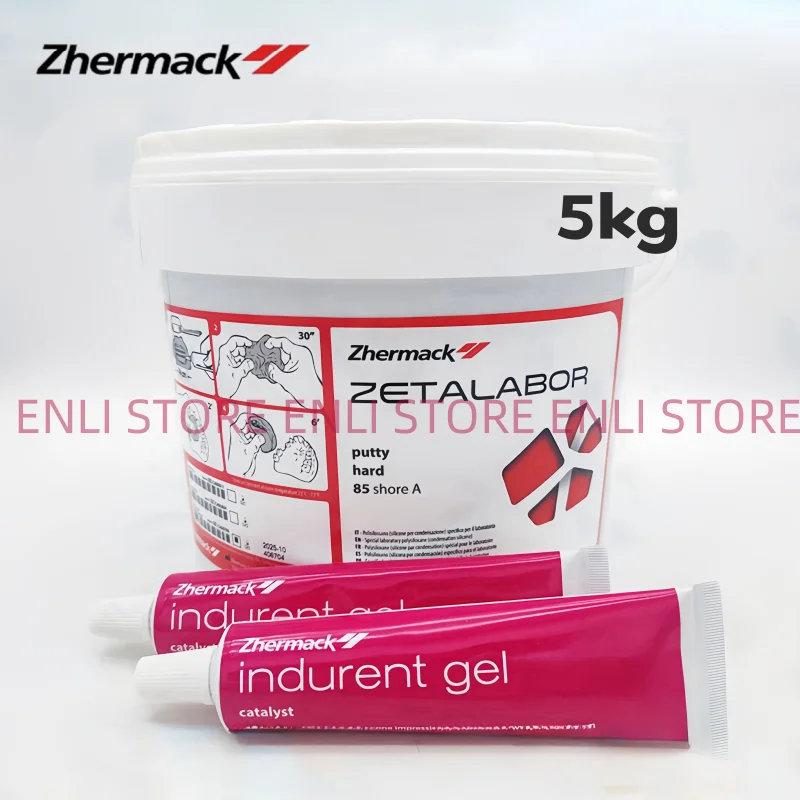 Zhermack Zetalabor Silicone Rubber + Two Catalysts Condensed Silicone Rubber Impression Materials Dental Laboratory 5kg