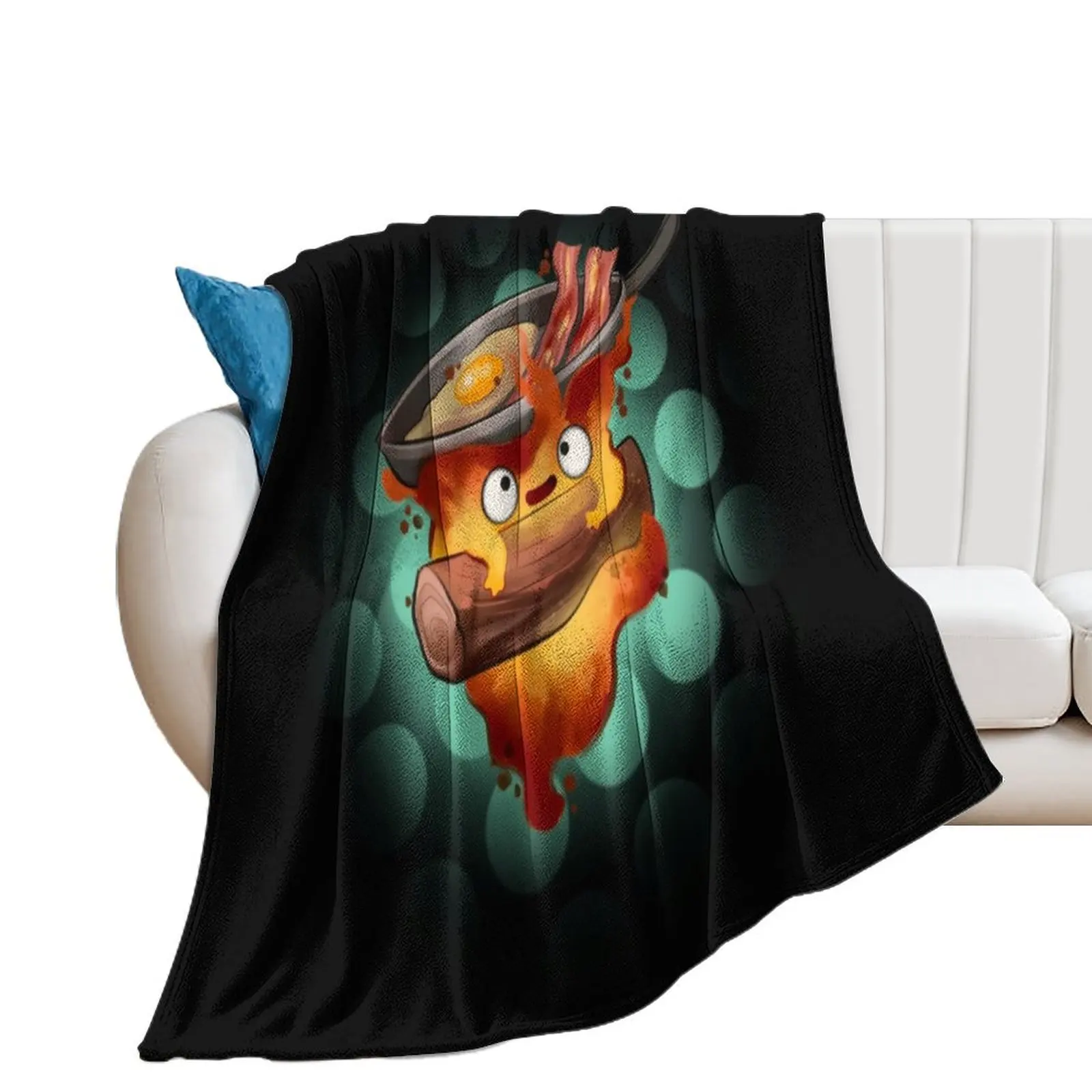 Calcifer Throw Blanket Comforter Flannels Blankets