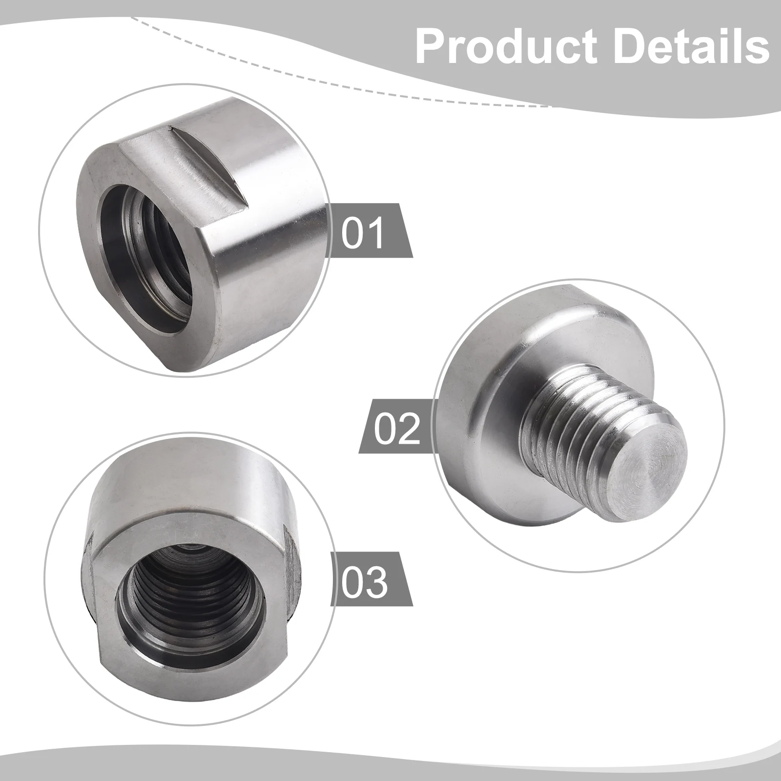 Proyek bubut balik 30 3.5mm ke 1-8in adaptor bubut benang perempuan laki-laki 1-8in benang perempuan 30 3.5mm