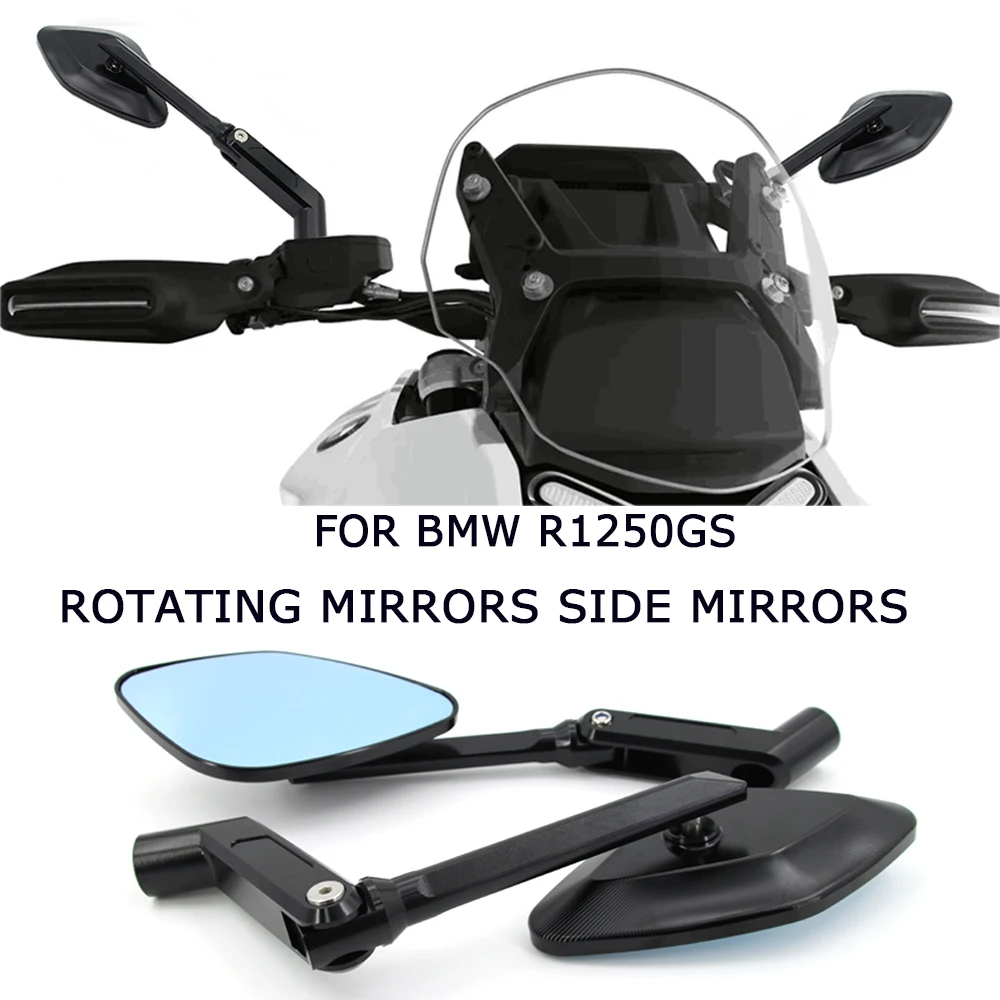 

R1250 GS зеркало заднего вида вращающиеся зеркала боковые зеркала с ЧПУ алюминий новый для BMW R1250GS мотоциклетные складные зеркала аксессуары