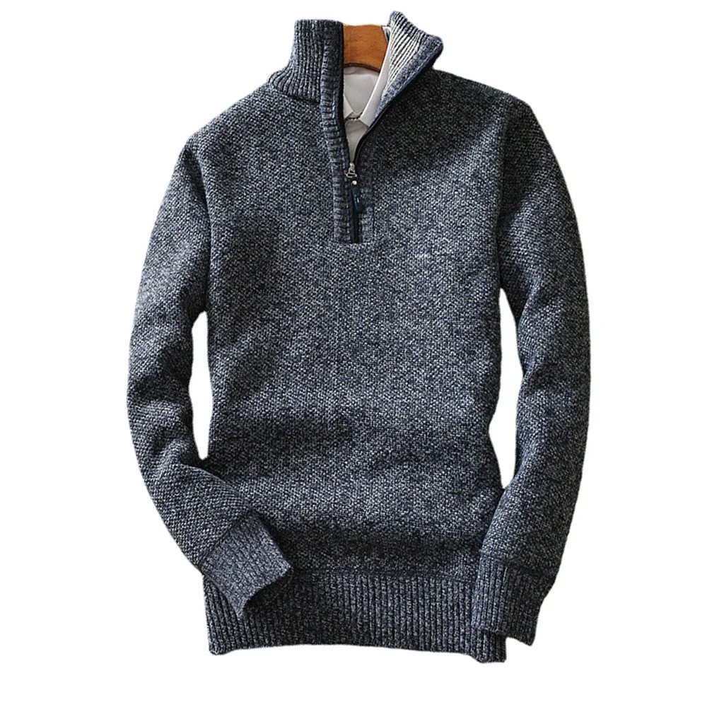 

Autumn Winter Warm Cardigan Men Fleece Sweaters Jackets Mens Slim Fit Knitted Sweatercoat Thick Cardigan Sweater Coat Men