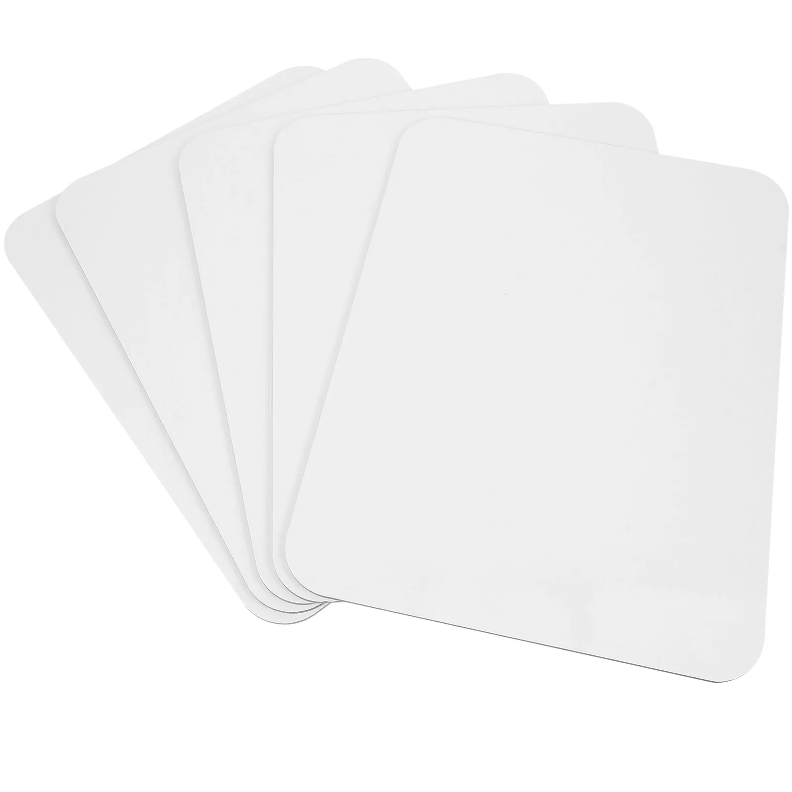 

5pcs Double Sided Writing Board Dry Erase Whiteboard Reusable Memo Note Smooth Multi Function Message Board Office Home