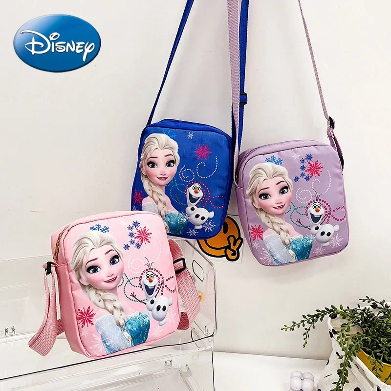 Miniso Disney 2024 neue Prinzessin Serie Umhängetasche "gefroren 2" Elsa Sophia Cartoon Umhängetasche Mädchen lässig Mode Handtasche