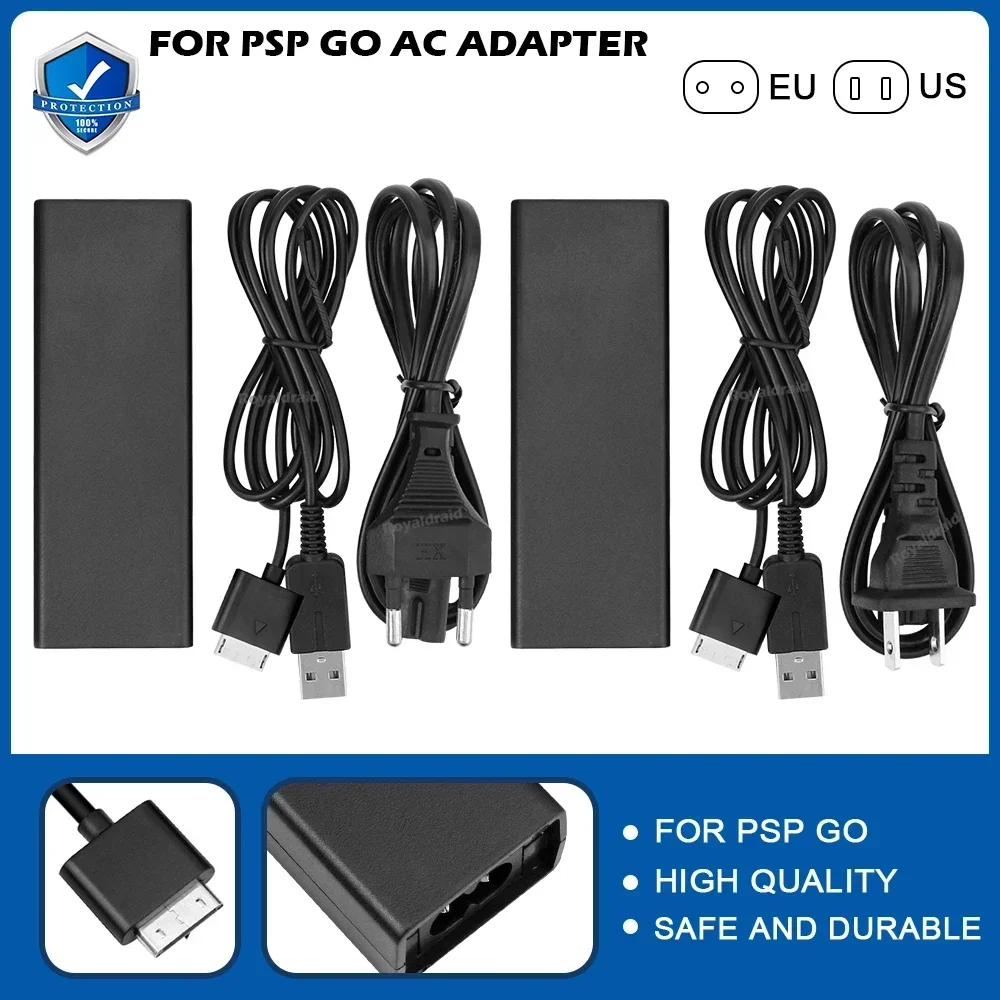 NEW For PSP GO AC Adaptor Accessories 5V Home Wall USB Charg