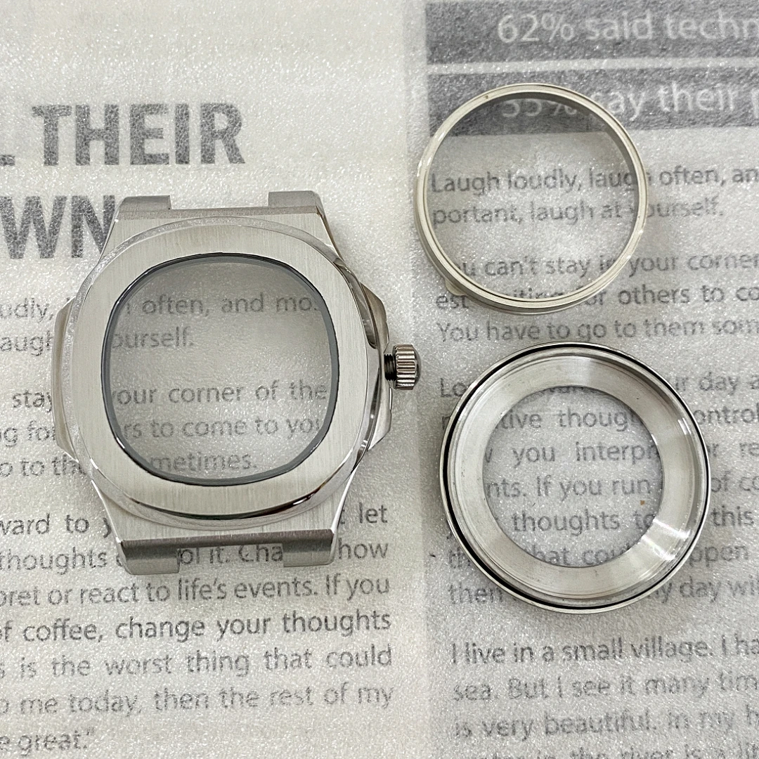 

New NH35 Watch Case Accessories Modification Watch Case with Strap Set Suitable for NH35/36 Movements Sapphire Glass