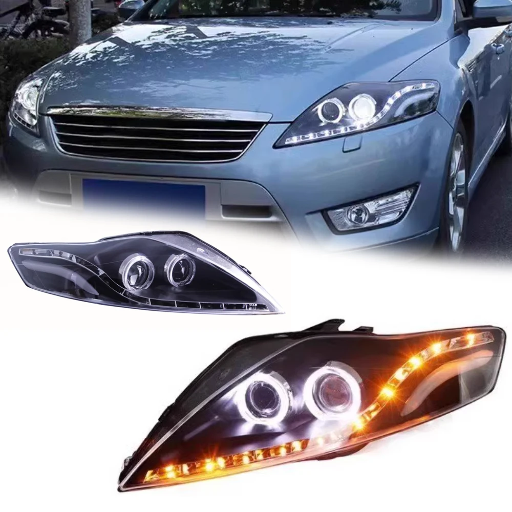 

LED HeadLights For FORD FUNSION MONDEO 07-13 New Style Led DRL Car Head Lamp Assembly Signal Accessories Modified Lamp