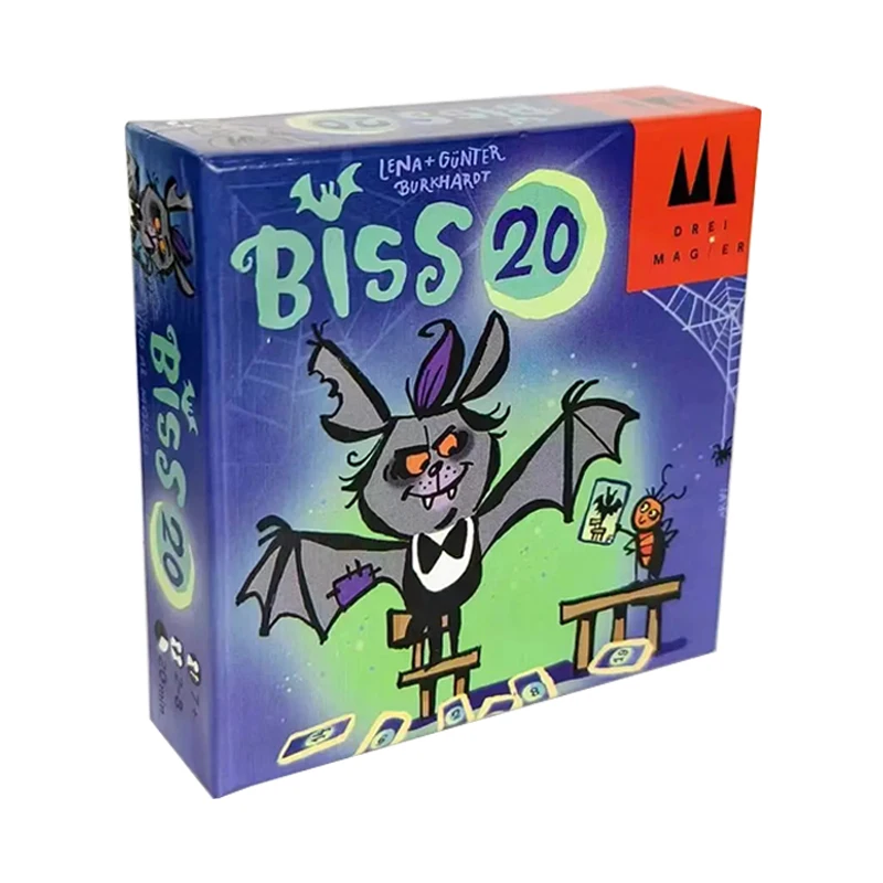 Biss 20 versione inglese direct hit 20 barare moth series scarafaggio tedesco bambini adulti gioco di raccolta per il tempo libero