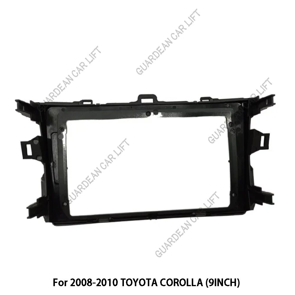 9 inch Car DVD Frame Audio Dash Trim Kits Panel Radio Player screen 2 Din For Toyota Corolla 2006-2011 Multimedia Player Kit