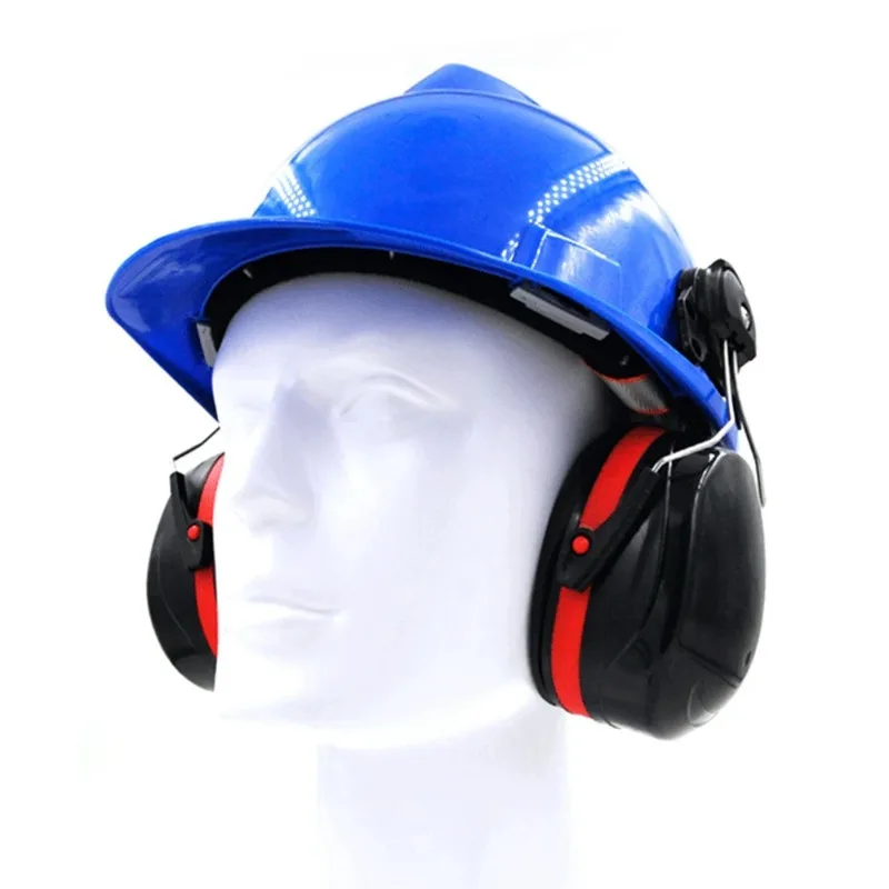 Hard Hat Mounting Ear Muffs Cap Mount Protective Earmuffs Noise Reduction Ear Covers Noise-cancelling  Ear Protectors