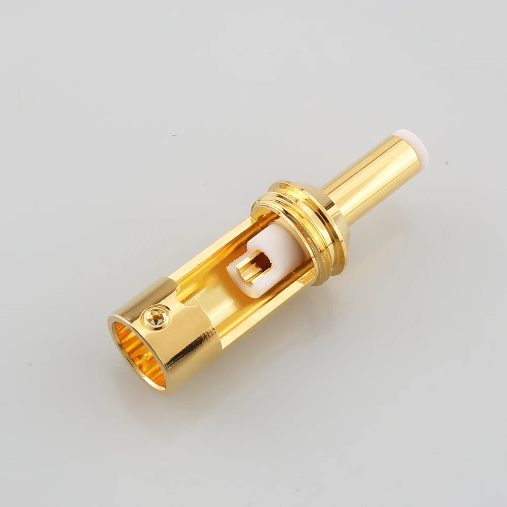 HIFI DC-2.5G Gold Plated DC Plug jack Connector For Hi End Audio Grade Cable