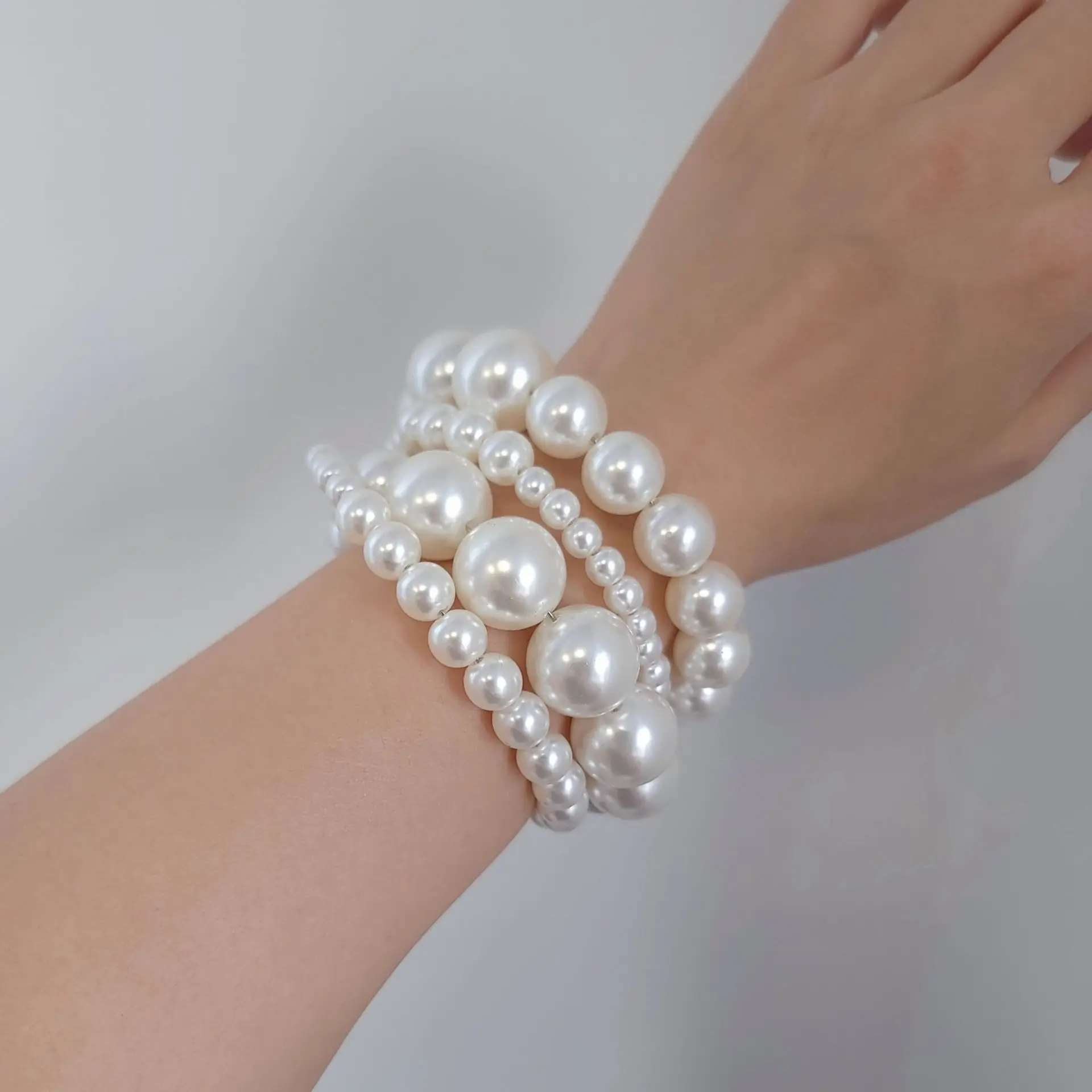Multi Layers Fashion Wide Bohemia Pearl bracelets for women jewelry accessories pulseiras para as mulheres bracelet