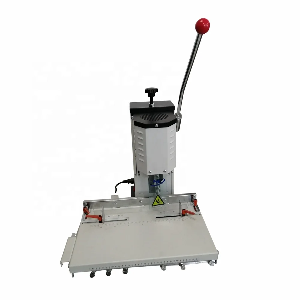 Electric Desktop Office Use 50mm Thick Single Drill Hole Punch Machine For Paper