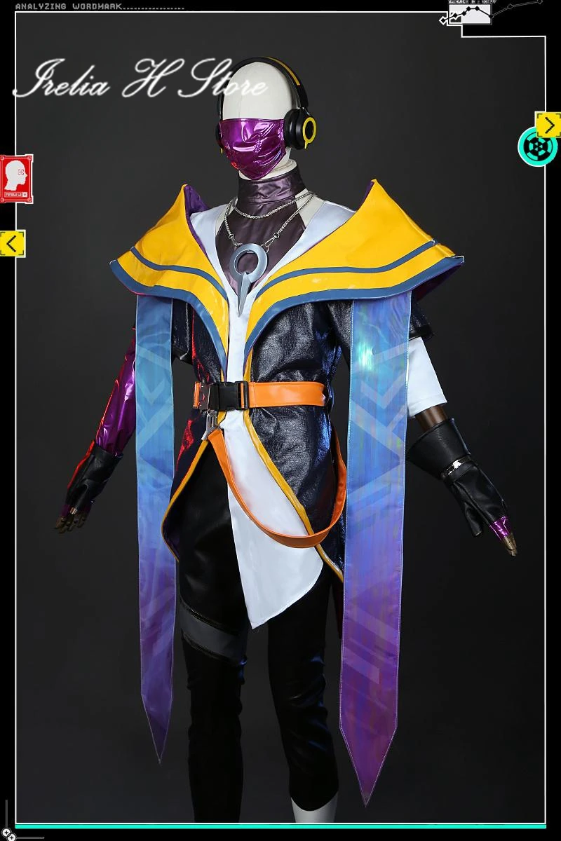 Irelia H store-disfraz de Aphelios de LOL, HEARTSTEEL, Aphelios, PU, para hombre, para Halloween