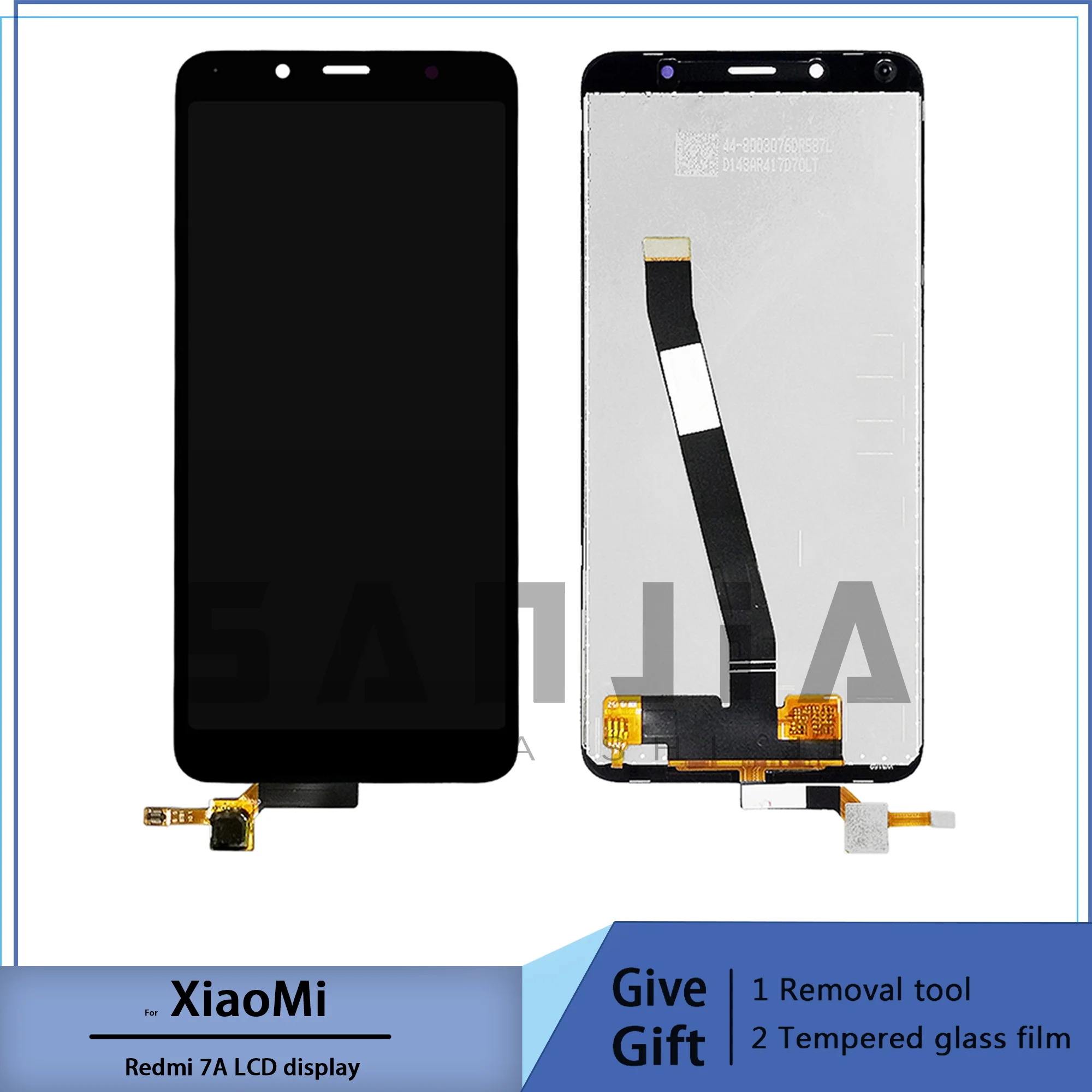 

For lcd display, touch screen, spare part for xiaomi redmi 7a, 5.45 inch with frame