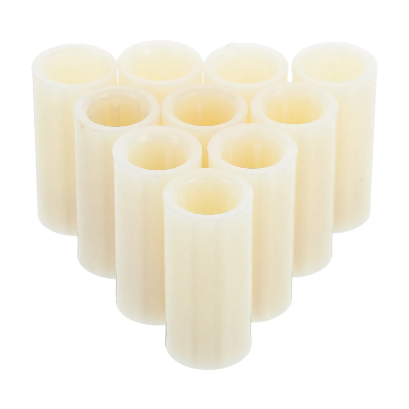 

10Pcs Screw-on Pool Tips 12mm Copper Inner Ferrules for Billiard Cues Durable Material Easy Replacement Versatile Compatibility