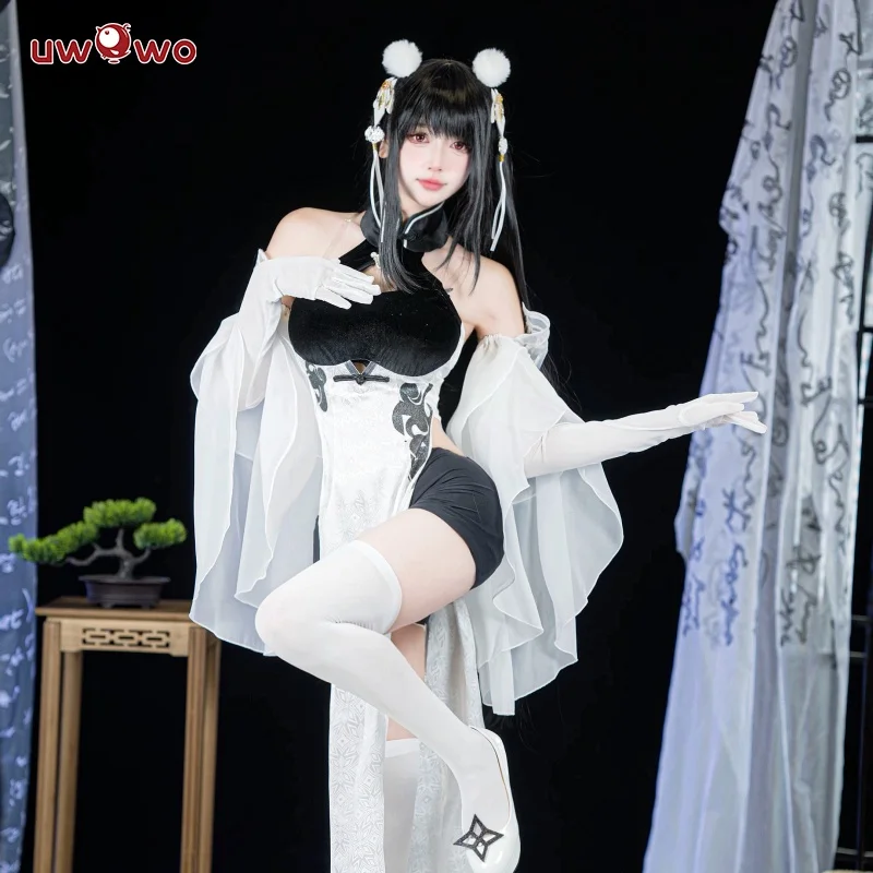 

IN STOCK UWOWO Game AzuRr Lanee Empery's Fineriess Peter Strasserr Cosplay Costume Dress Female Party Clothing Uniform Outfits