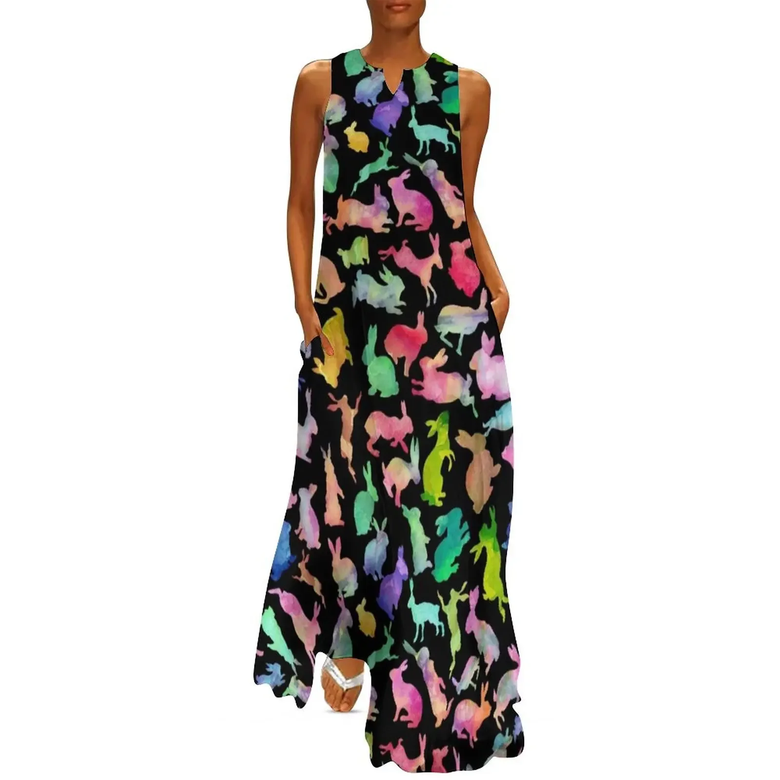 

Soul Bunny - Spring Time - Dark Long Dress summer dress korean women Summer dresses for women ceremony dresses Dress