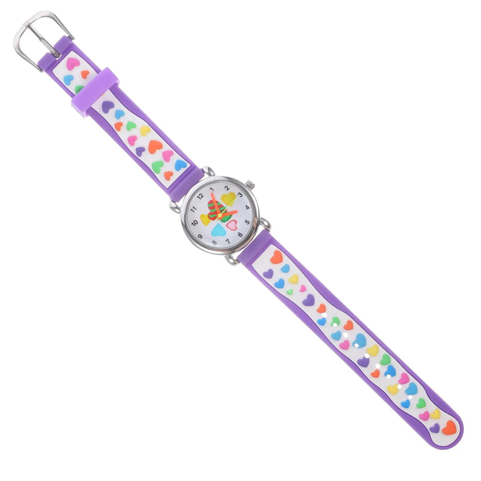 

Fashionable Quartz Kids Watch Cartoon Design Bright Colors Exquisite Workmanship Waterproof Birthday Christmas Party Gift