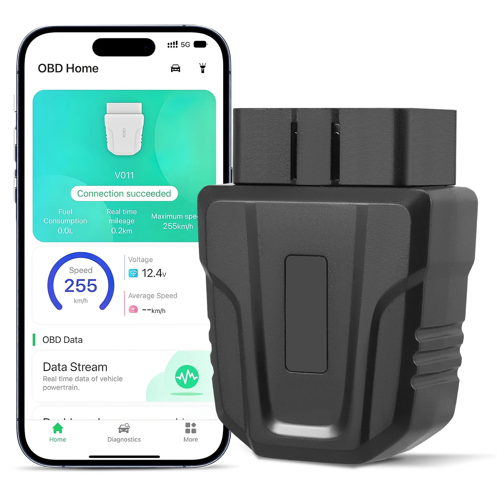 

Автомобильный считыватель кодов Bluetooth5.4 Автомобильные диагностические инструменты для IOS Android Windows Поддержка сканера кода Smart Scan Tool ODB2