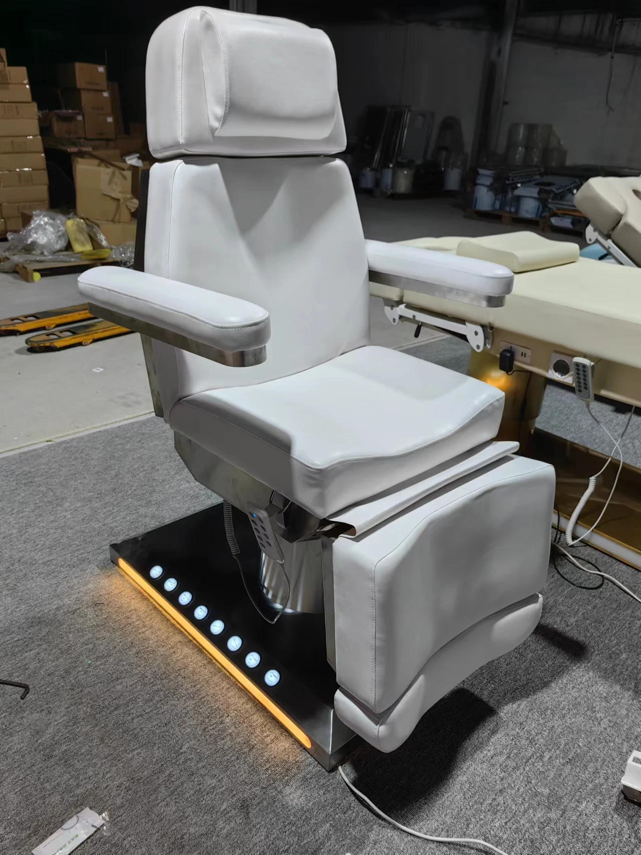 Luxury Electric Waxing Treatment Eyelash Extension Guangdong Hydro Massage Table Cosmetic Lash Bed Beauty Salon Beauty Bed