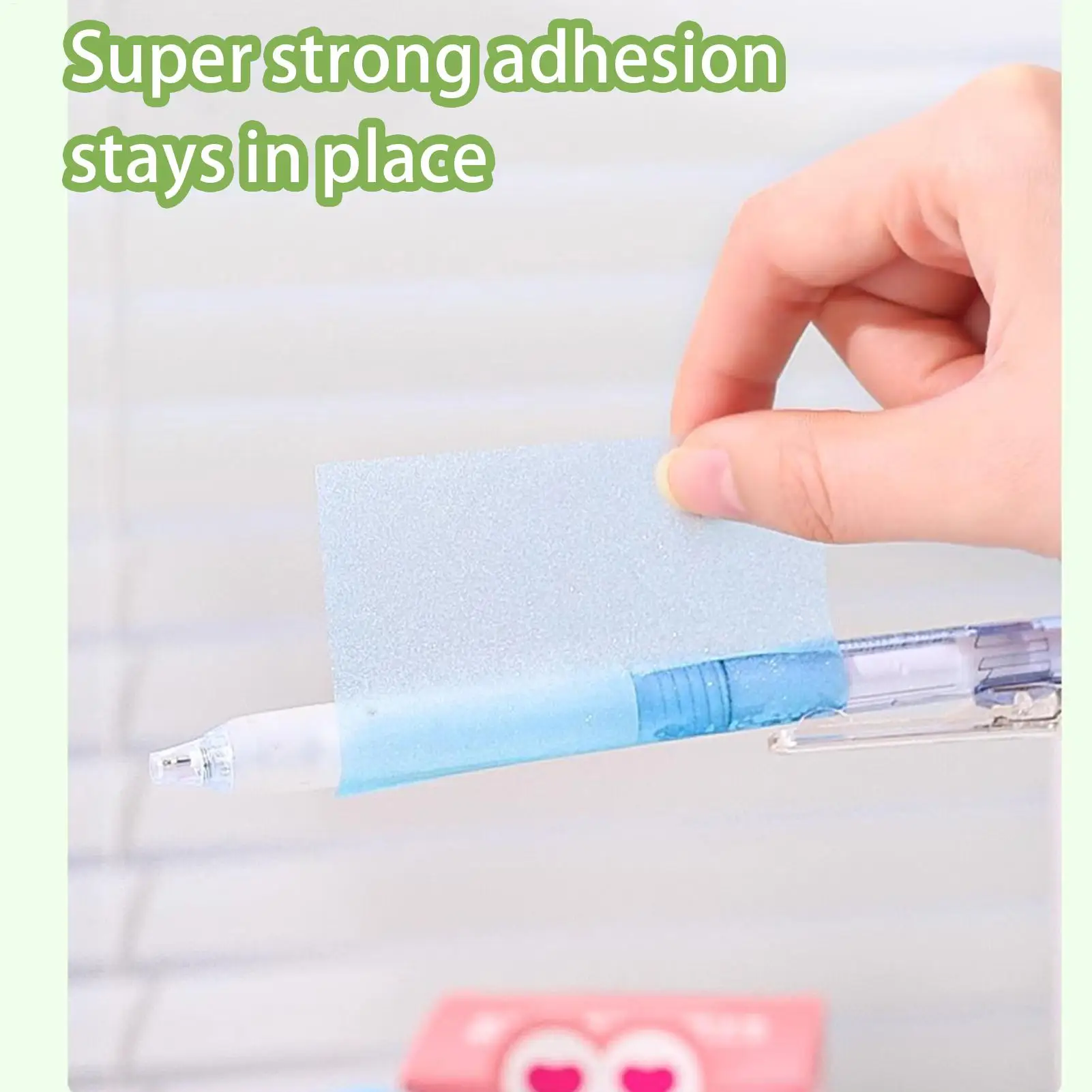 ملاحظات لاصقة شفافة بنمط Mon&ster قابلة للسحب 105 ورقة لفة مذكرة، دفتر ملاحظات ملون للمنزل والمدرسة في مكان العمل #4