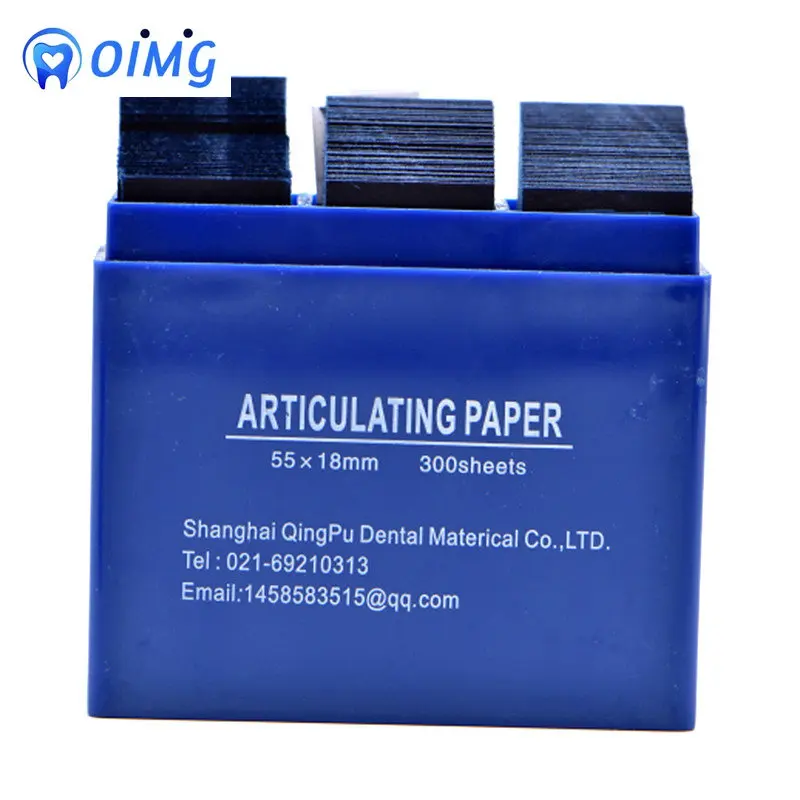 Dental Articulating Paper Blue Strips Dental Lab Products Oral Dentist Teeth Care Whitening Material Tool 55*18mm 300PCS