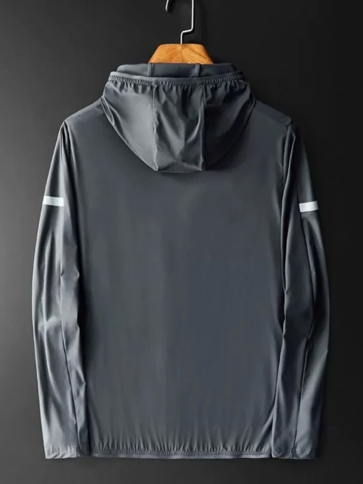 

Thin plus Size Hooded Long Sve Coat Youth ular Summer Outerwear Zipper Closure Loose Fit Teenagers Sportswear