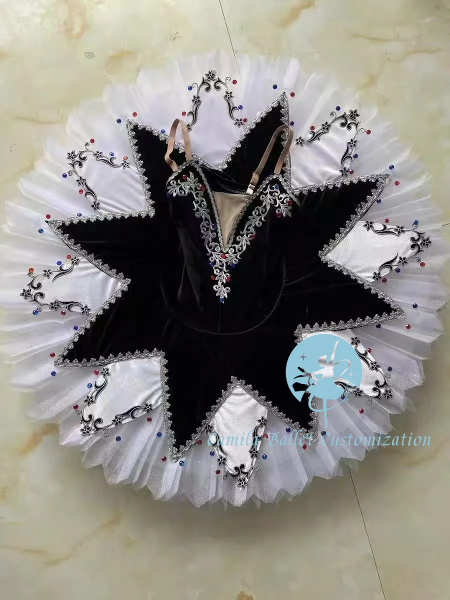 New million-dollar clown professional ballet tutu small swan tent tulle TUTU competition skirt tailored for adults and children