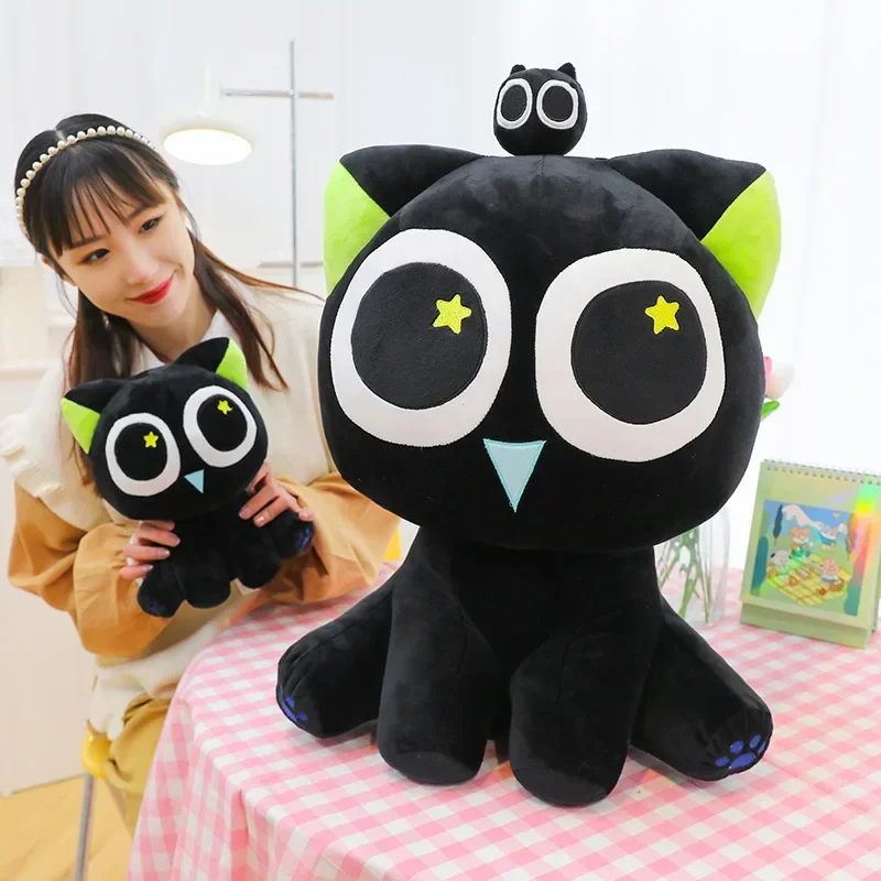 

Hot 35/55cm Cartoon Anime The Legend of Luo Xiao-Hei Lovely Cat Doll Toy Plush Original Cartoon Cosplay Kids Gift Kawaii