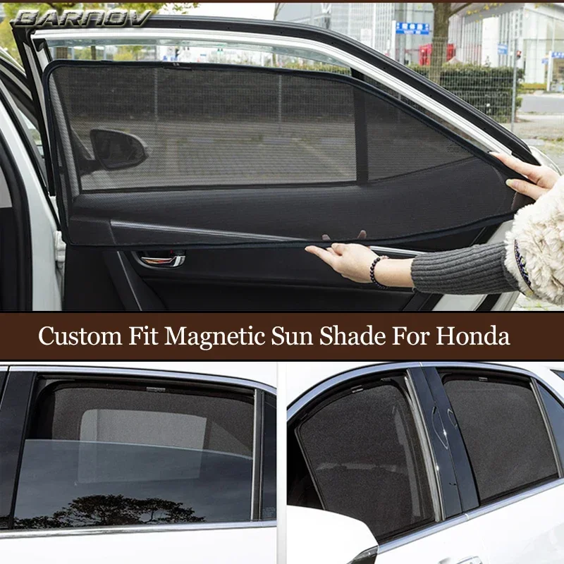 For Honda HRV XRV Vezel Jazz Fit Jade / Magnetic Special Curtain Window SunShades Mesh Shade Blind Fully Covered