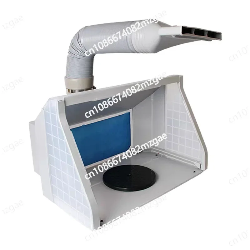 Small household strong model painting and coloring workbench to discharge waste oil extraction fan