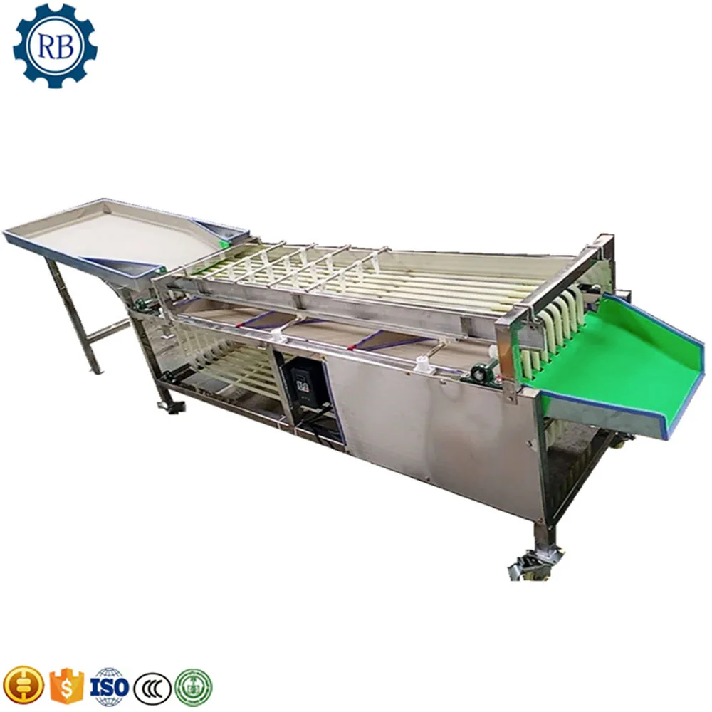 Multi-function Sorter by Size of Vegetables and Fruit Potato Date Palm Pineapple Roller Grader Grading Sorting Machine