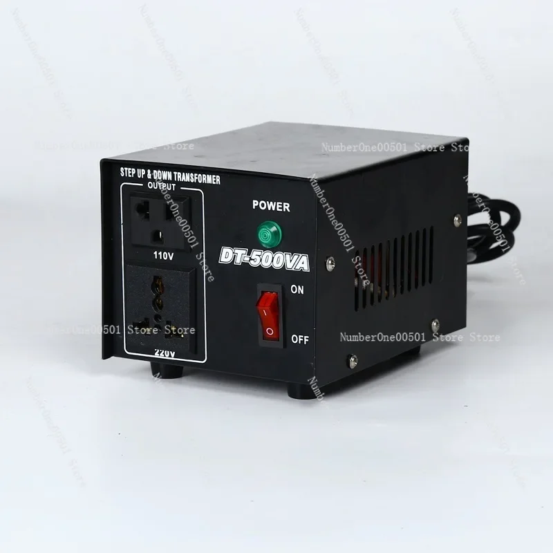 

DT-1000W Step Up Down Transformer 220V to 110V Voltage Converter 1000W Power Converter International Use -095