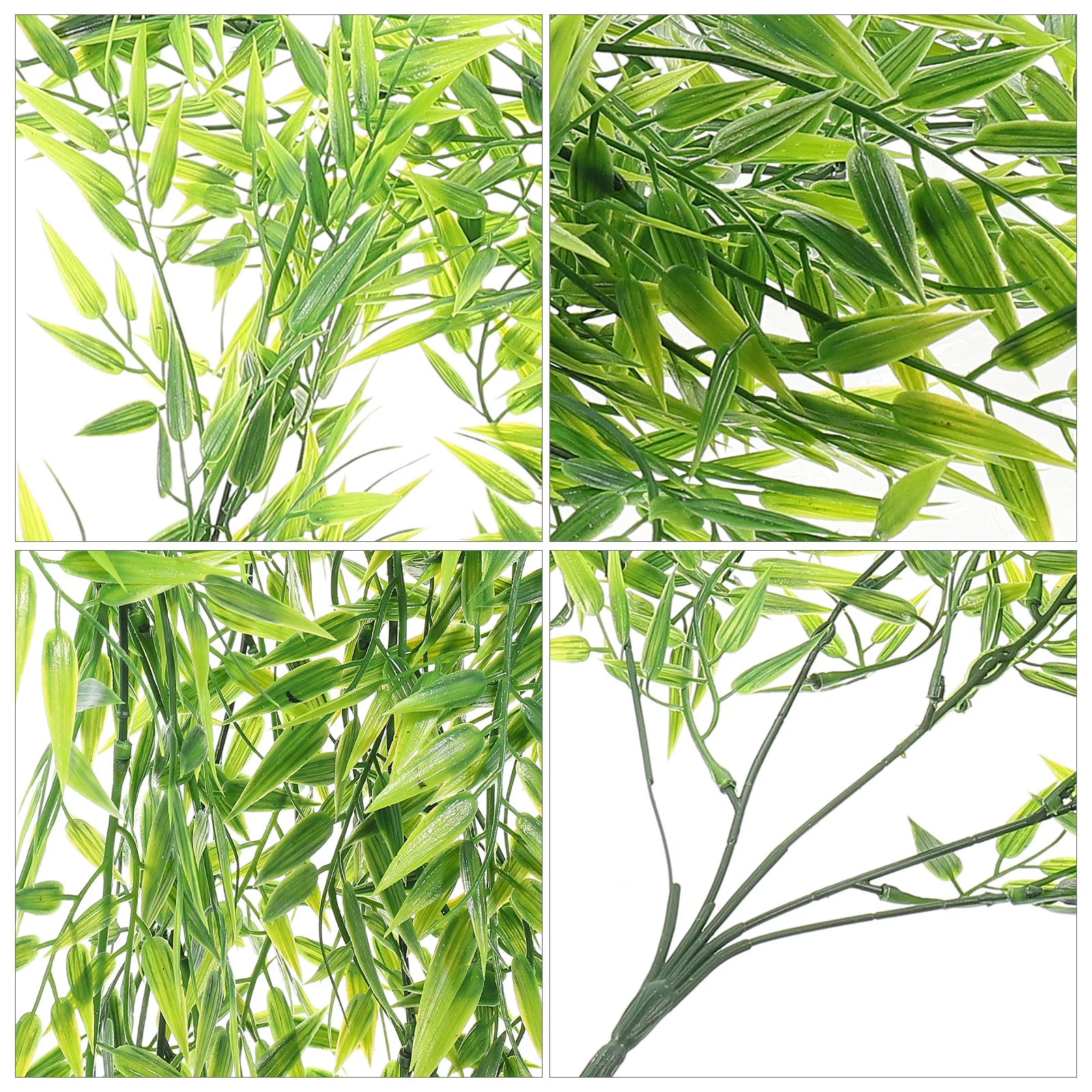 

2Pcs Artificial Hanging Bamboo Leaf Vine Simulation Fake Green Plant Wall Hanging Garland for Home Balcony Wedding Party Decor
