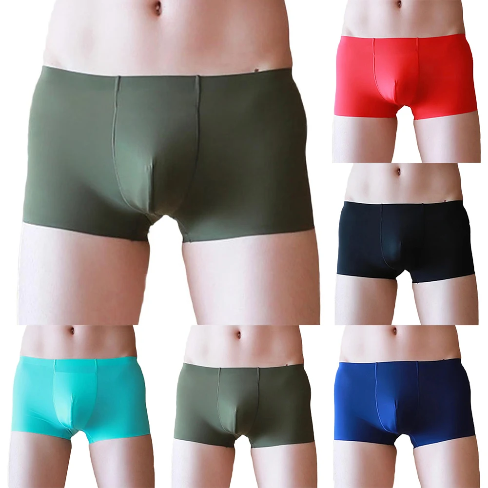 الرجال سراويل بلون الملابس الداخلية مثير ملابس داخلية جيدة التهوية مثلي الجنس سيسي الحقيبة سراويل داخلية رقيقة جدا الملاكمين السراويل جذوع #6