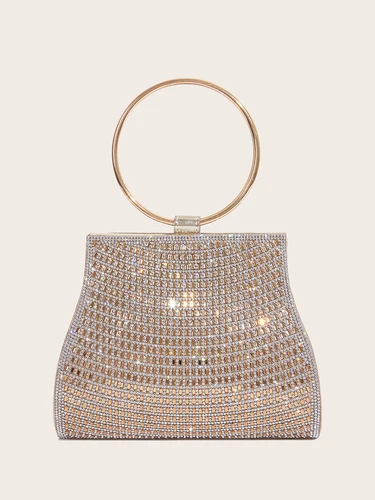 Bolsos de mano con diamantes para mujer, bolsos de noche con diamantes de imitación, bolso de mano con piedras nupciales, bolsos de mano para mujer, bolso de noche para fiesta y boda para mujer