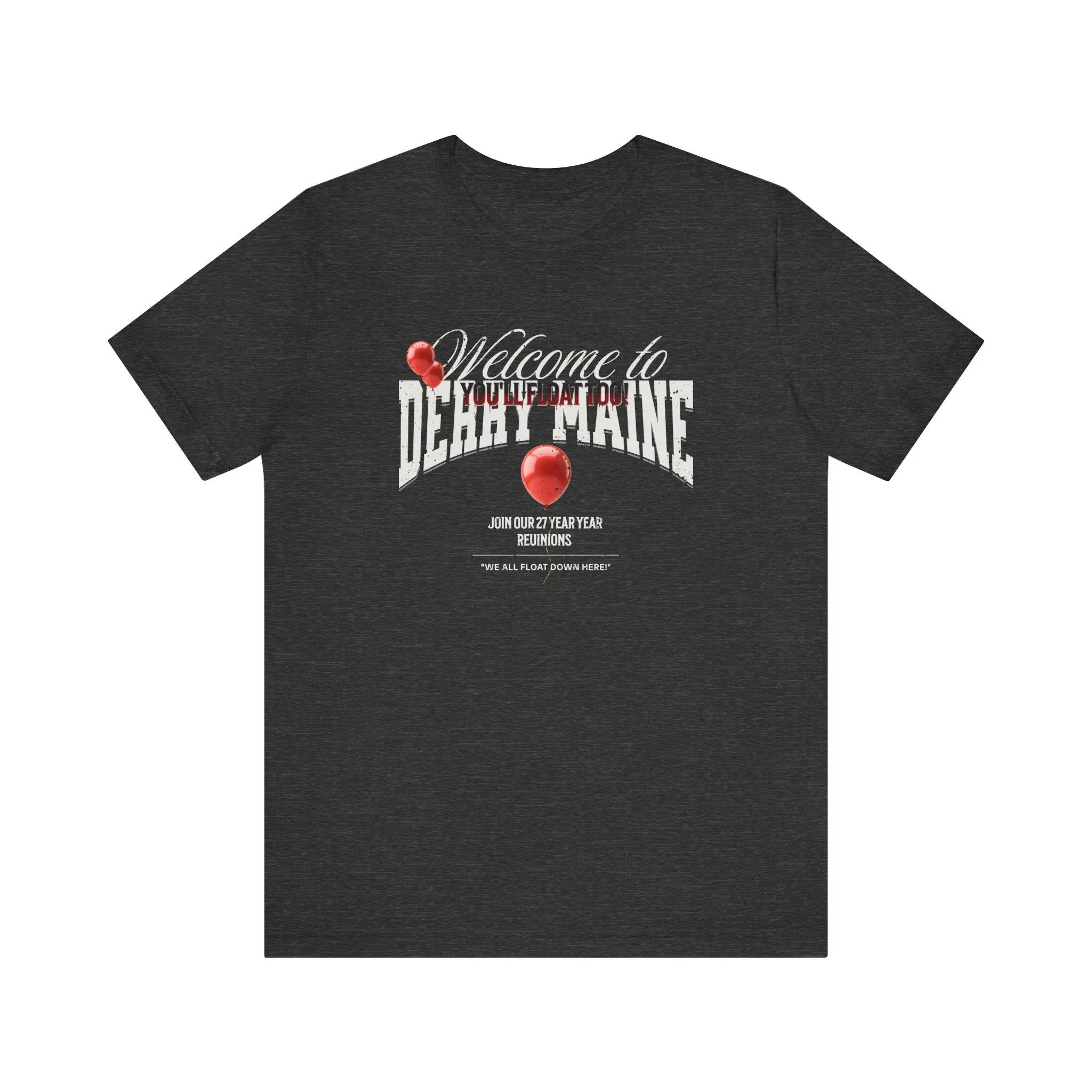 Welcome To Derry Maine T-Shirt Horror Movie Shirt Inspired By Stephen King Creepy Clown Tee Spooky Halloween Shirt Gift