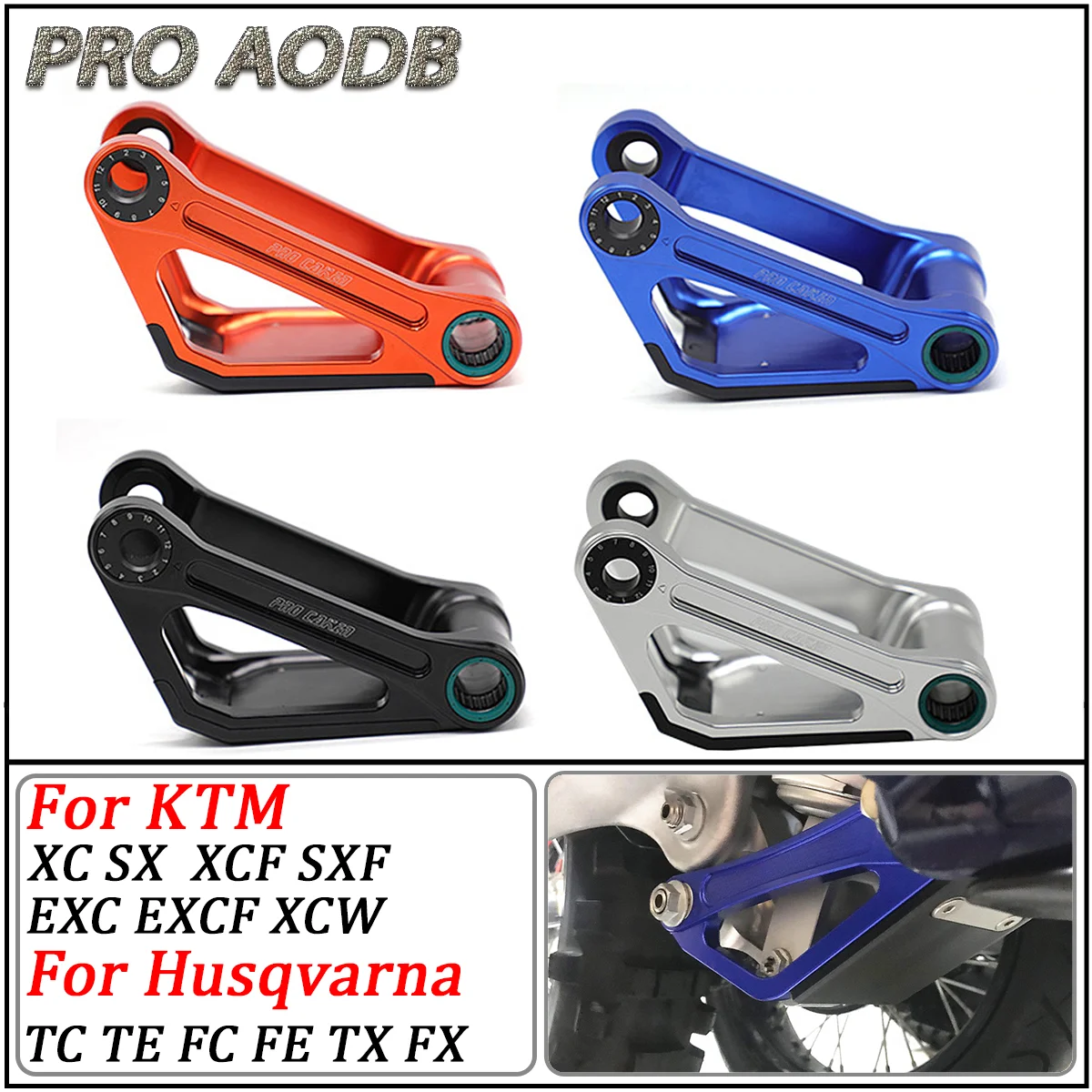 

Rear Lowering 30mm Adapter Kit Adjustable For KTM SX SXF XC XCF Husqvarna FC TC FE TE TX FX 125 250 300 350 450 501 2012-2022