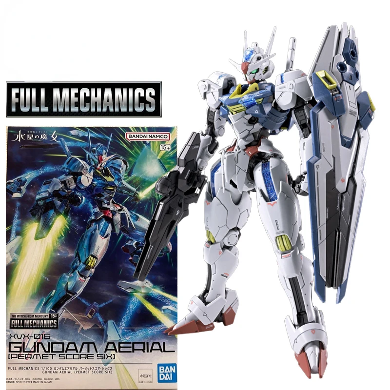 

Original BANDAI PB Limited FULL MECHANICS 1/100 XVX-016 GUNDAM AERIAL [PERMET SCORE SIX] Anime Action Figures Assembly Model Toy