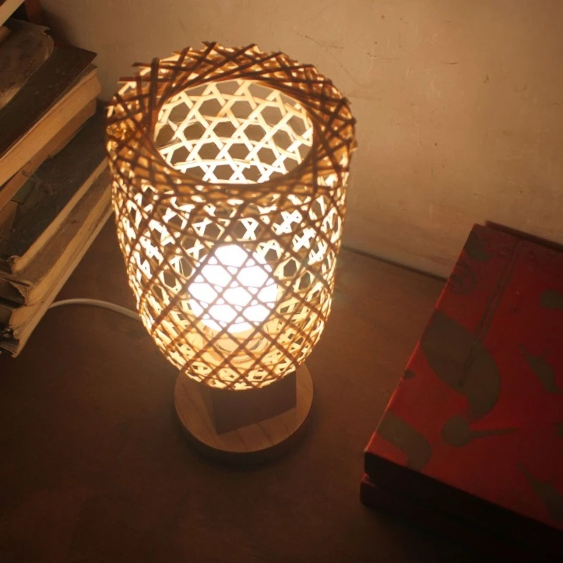 

Handmade Bamboo Woven Chandelier Lampshade Bamboo Lantern Lighting Accessory