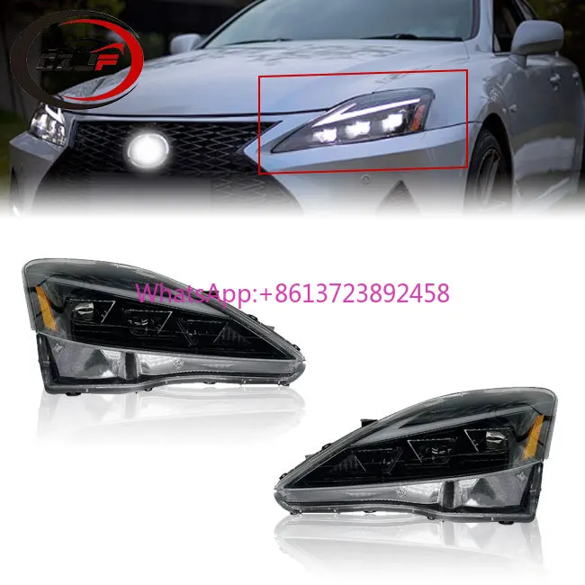 

Modified Parts Performance Amber Headlights Front Lamps for Lexus Is300 Is250 Is200 2006 2007 2008 2009 2010 2011 2012