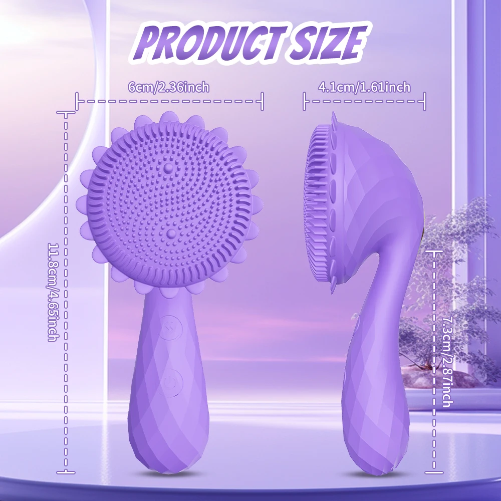 هزاز الثدي الصغير AV أنثى الحلمة البظر محفز الوجه مدلك الكبار المثيرة الاستمناء المنتج الجنس لعب للنساء