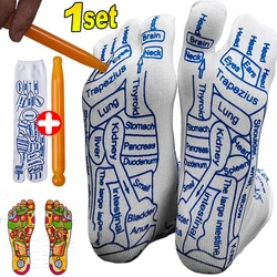 Massage Socks Acupressure Reflexology Socks Feet Reflexology Soft Socks Foot Ache Relief Remedy for Foot Massage for Women Men