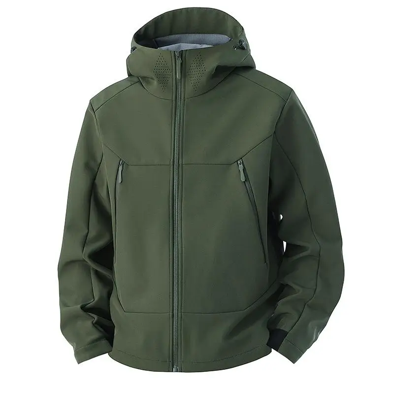 Men's Outdoor Assault Suit Windproof And Waterproof Casual Sports Jacket Running Hiking Camping Hiking Jacket With Printed Logo