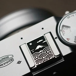 Waves Camera Decorations Protector Cap Metal Hot Shoe Cover For Sony Lumix Ricoh Ricoh Nikon Canon R5 Fujifilm XT50 Olympus