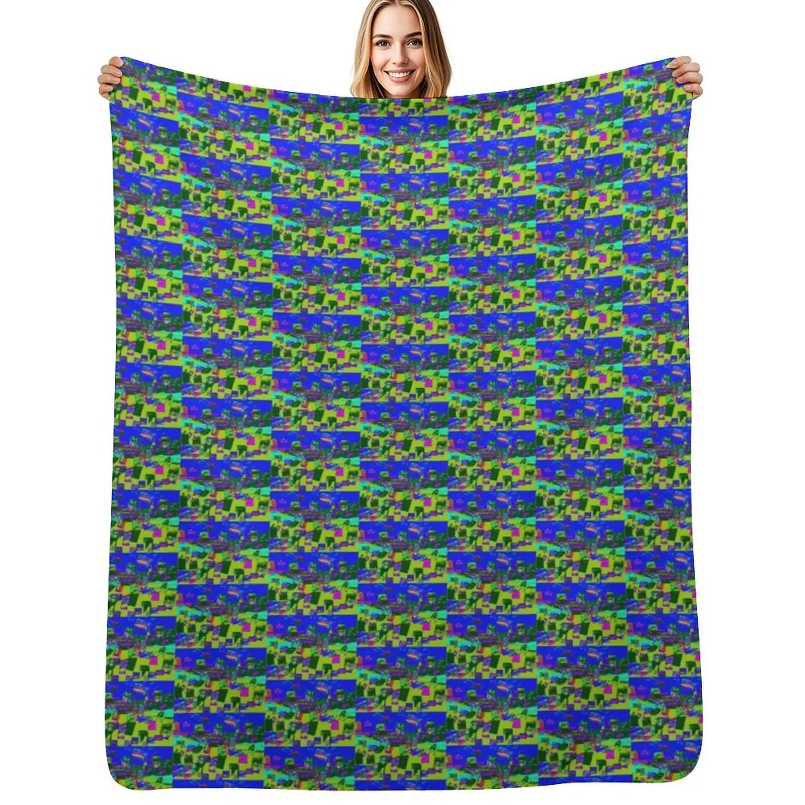Resilience and Deep thinking Throw Blanket Retros Quilt Sleeping Bag Blankets For Baby Decorative Sofas Thermal Blankets