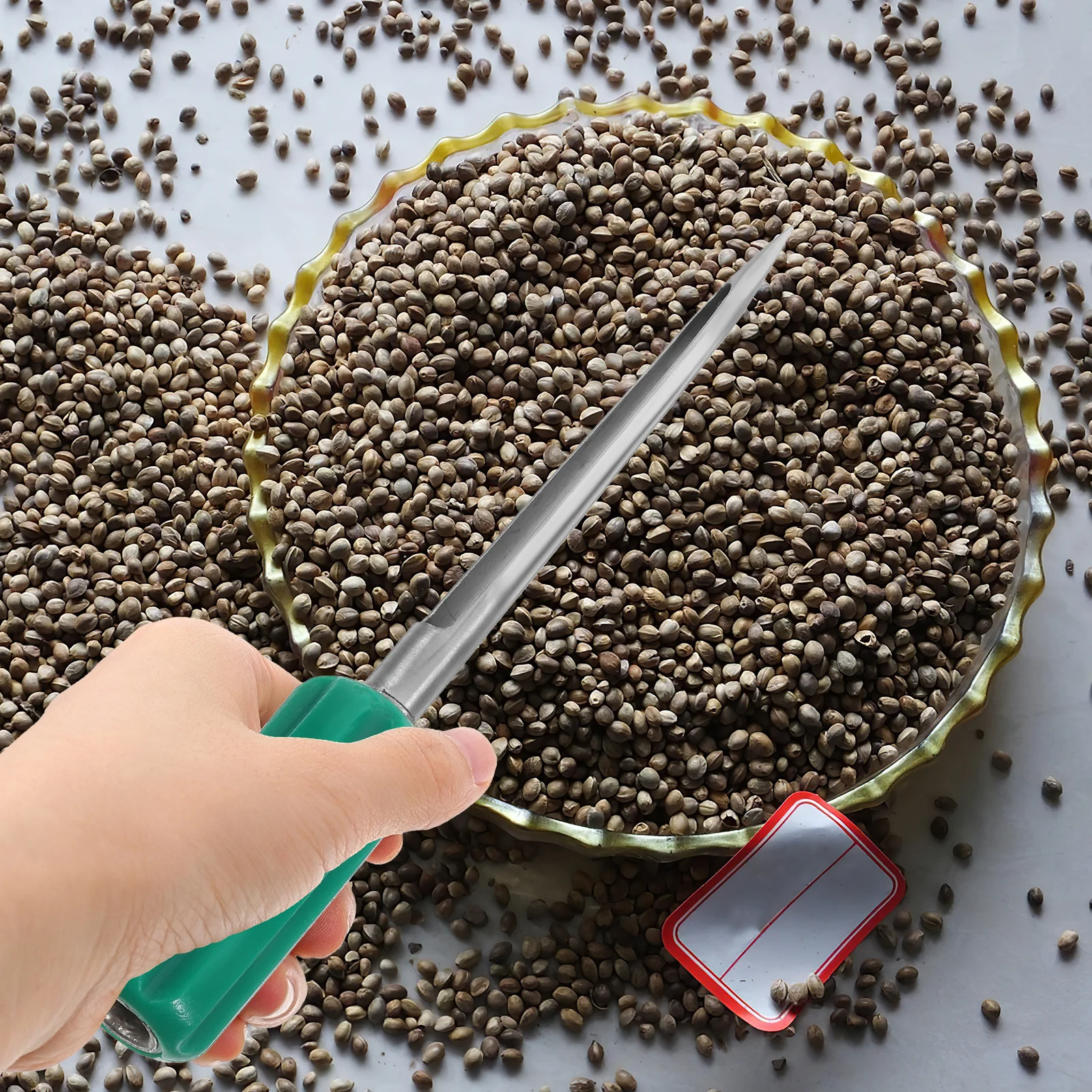 

Stainless Steel Grain Sampler Reusable Wheat Corn Rice Soil Probe For Farming Agriculture Sampling Tools Cereal Metal