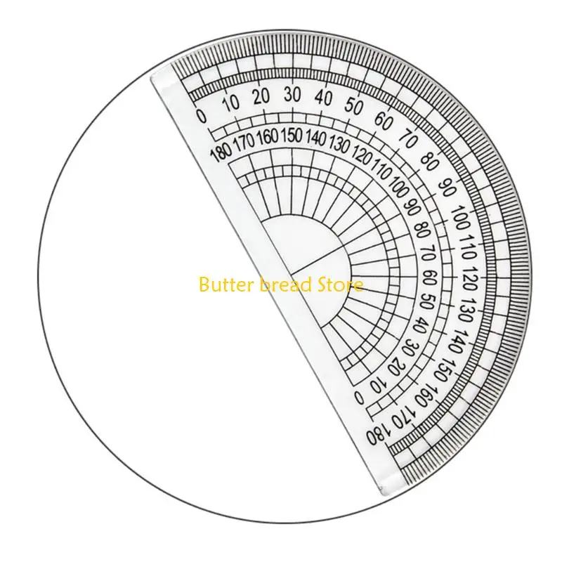 W89C 4 PCS Geometry Math Set 15cm مجموعة الحاكم مجموعة الحكام المنقار البلاستيكي المثلث حاكم المثلث